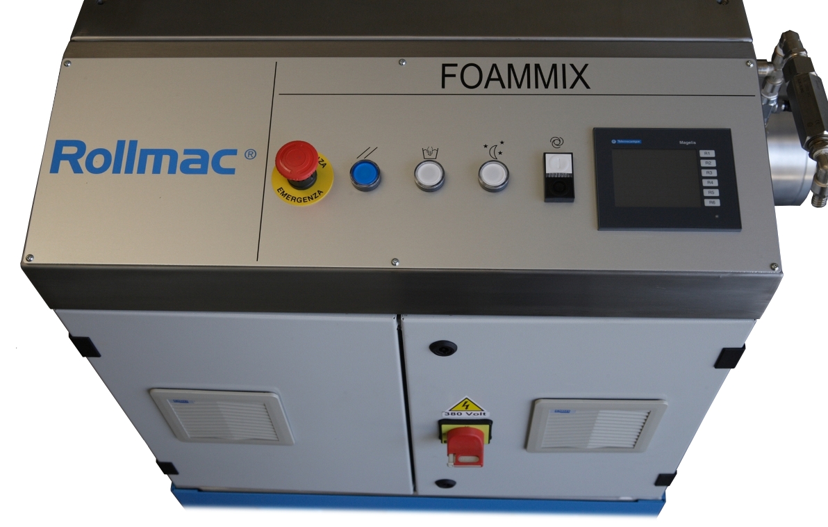 Foammix 300 - panello operatore